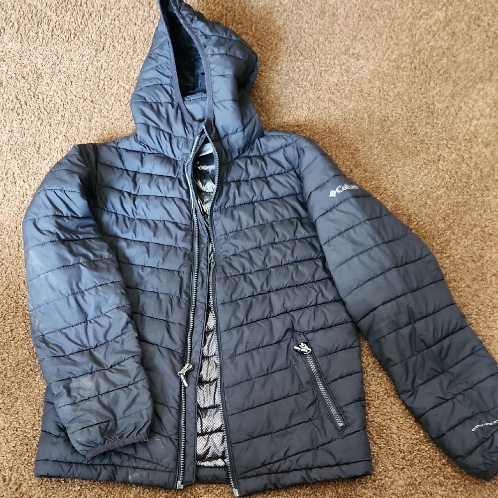 Columbia Black Puffer Jacket for Outdoor Comfort